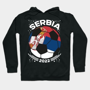 Serbia Flag Soccer Football Team Hoodie